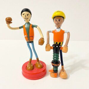 Kid Galaxy Bendos Gruff Construction Boss and Jack Digger Bendy Toys